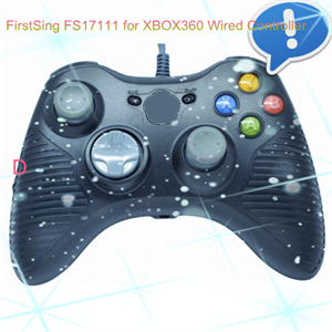 Show details for FirstSing FS17111 for XBOX360 Wired Controller Game Joypad Dual Shock Force Feedback Picture of FirstSing FS17111 for XBOX360 Wired Controller Game Joypad Dual Shock Force Feedback