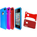 Picture of FirstSing FS09239 for iPhone 4S 4G (AT&T) Bi-Layered Protector Case with Side Grip