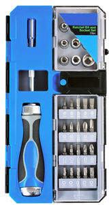 Picture of 33 Piece Ratchet Screwdriver Bit and Socket Set