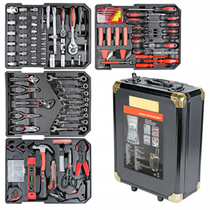 Picture of Toolbox 186 Pieces in Chrome Vanadium Steel and Trolley