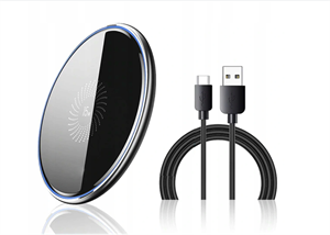 Изображение Быстрое беспроводное зарядное устройство QI мощностью 15 Вт