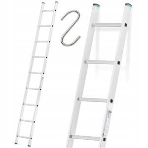 Picture of Leaning Aluminum Ladder 1x9 - 2.56m