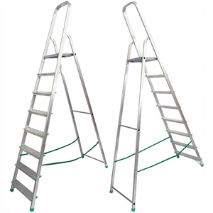 Image de Ladder Household Aluminum, 8 steps, 150 kg EN131