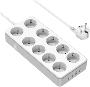 Show details for HOBBYTECH 10 Way Multi-Socket with 4 USB PD 30W Quick Charge 14 in 1 desktop household multi socket board with Switch Wall Mounted Table Socket Picture of HOBBYTECH 10 Way Multi-Socket with 4 USB PD 30W Quick Charge 14 in 1 desktop household multi socket board with Switch Wall Mounted Table Socket