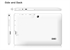 7 Inch Android 4.2 dual core DDR3  dual Camera wifi