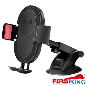 Agrandir l'image de Firstsing 360 Degree Rotation Qi Car Air Vent Wireless Phone Charger Holder Image de Firstsing 360 Degree Rotation Qi Car Air Vent Wireless Phone Charger Holder