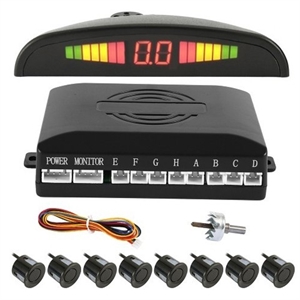 Show details for Car Parking Sensor 8 Reversing Sensors Kit Grey Reverse Backup Radar System Assistance with Front and Rear Buzzer Alert Alarm Reminder Distance Detection LED Display Picture of Car Parking Sensor 8 Reversing Sensors Kit Grey Reverse Backup Radar System Assistance with Front and Rear Buzzer Alert Alarm Reminder Distance Detection LED Display