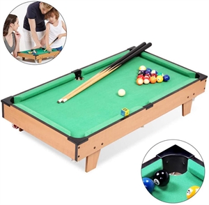 Show details for Mini Table Billiards Set Tabletop Lightweight Portable Wooden Billiard Sets Suitable for Family Fun Games Toys Picture of Mini Table Billiards Set Tabletop Lightweight Portable Wooden Billiard Sets Suitable for Family Fun Games Toys