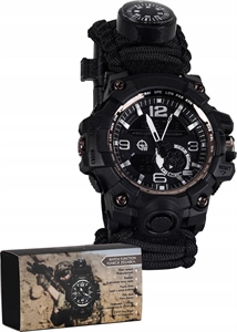 Show details for Tactical Waterproof Survival Watch Picture of Tactical Waterproof Survival Watch