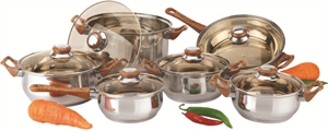 Image de JP-SS02B 12PCS stainless steel cooking pot