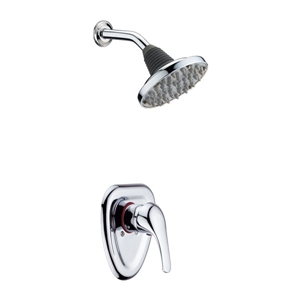 Single handle in-wall shower mixer の画像