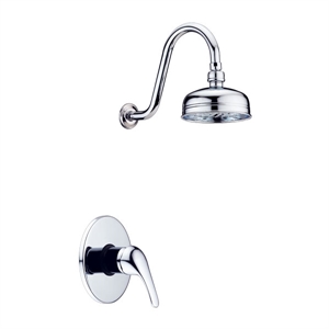 Single handle in-wall shower mixer の画像