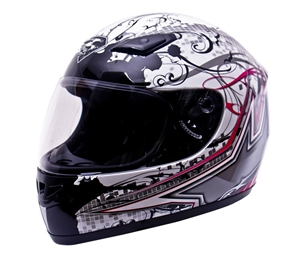 Picture of ABS sheel DOT standard single visor removable sport helmet  for racing motorcycle