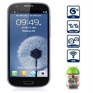Agrandir l'image de N9300+ Android 4.1 3G Smartphone (Black) Image de N9300+ Android 4.1 3G Smartphone (Black)