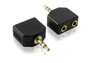 Image de 3.5mm Male to 3.5mm Female ×2 adapter