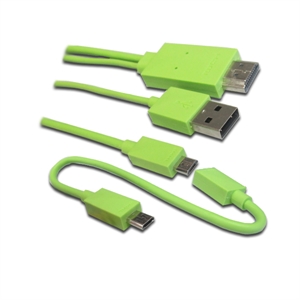MHL to HDMI Adapter cable for micro 5pin to 11pin の詳細を表示 MHL to HDMI Adapter cable for micro 5pin to 11pin の画像