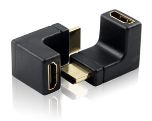 Agrandir l'image de HDMI AM to AF Right Angle adapter Image de HDMI AM to AF Right Angle adapter