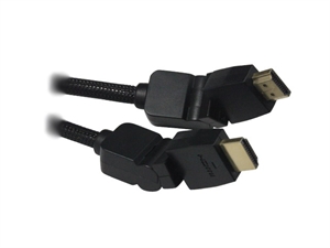 Show details for HDMI Cable- 360° Swivel Connector Picture of HDMI Cable- 360° Swivel Connector