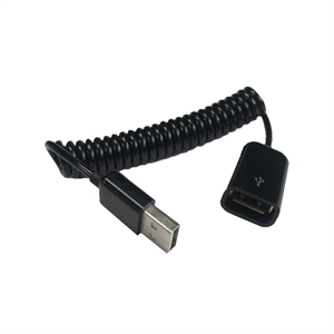 Show details for USB 2.0 Extension Coil Cable A male to A female Picture of USB 2.0 Extension Coil Cable A male to A female