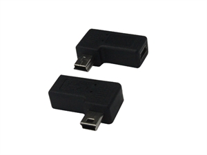 Show details for Usb2.0 mini 5p male to female Adapter-90 degree Picture of Usb2.0 mini 5p male to female Adapter-90 degree