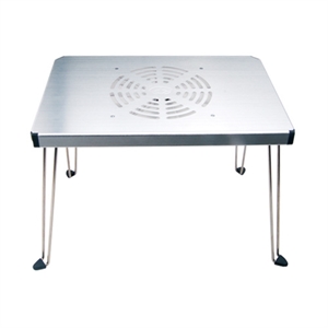 Laptop table with fan