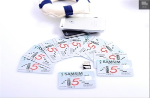 Show details for SAM SIM Activation card for iPhone 5 nano SIM Picture of SAM SIM Activation card for iPhone 5 nano SIM