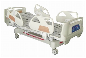 Show details for Cold-Rolled Steel Electric Hospital Beds With ABS Headboard   Central Brakes Picture of Cold-Rolled Steel Electric Hospital Beds With ABS Headboard   Central Brakes