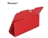 Изображение Red soft PU leather blackberry protective case for blackberry playbook 7-inch tablet pc