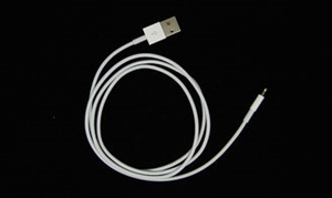 Picture of White Smaller and Thinner Lightning to USB Cable for iPhone5