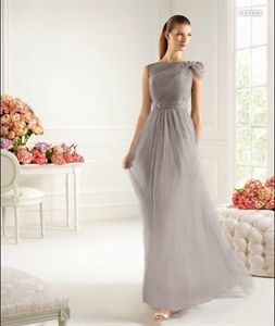 Show details for LE59 2012 Latest Popular Custom Made Graceful Bateau Pleated Sash Tulle Mother DressLE59 Picture of LE59 2012 Latest Popular Custom Made Graceful Bateau Pleated Sash Tulle Mother DressLE59